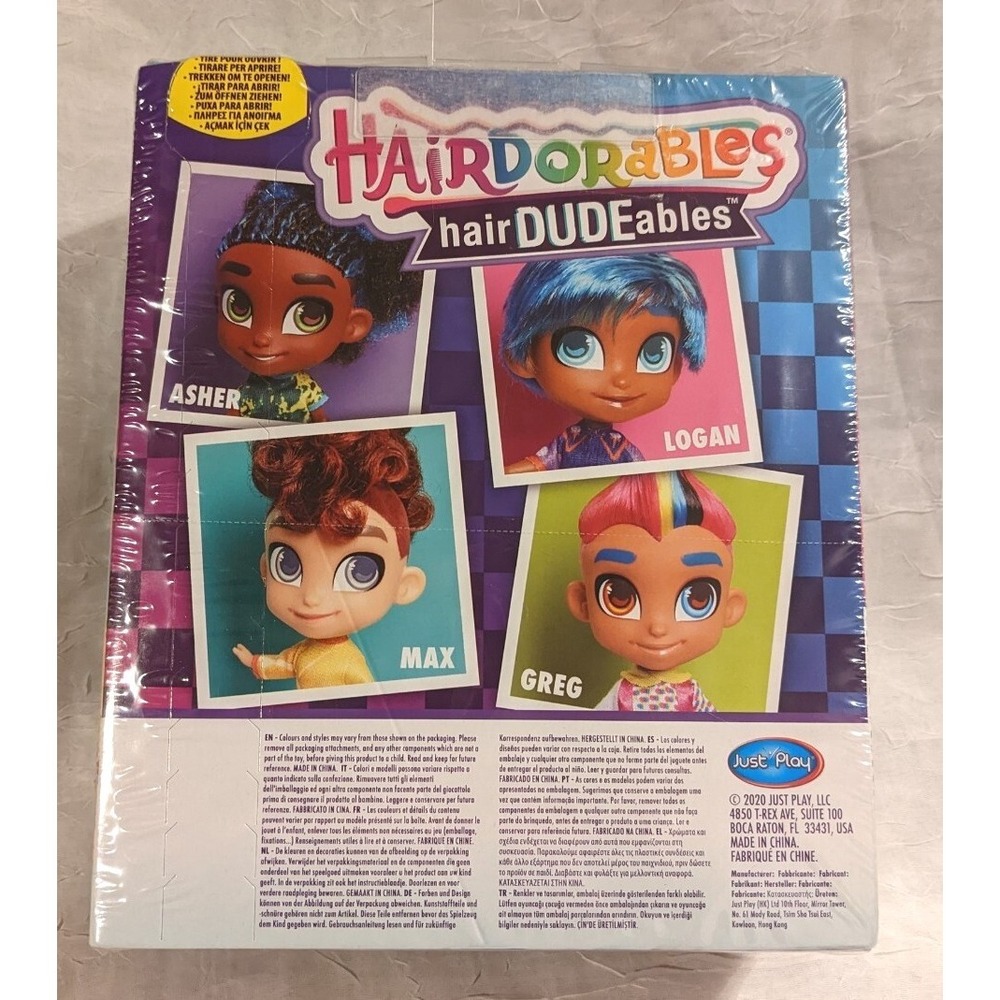 New Hairdorables Doll Boy HairDUDEables Series 3 Surprises Male Fashion NIB 5" - Picture 10 of 14